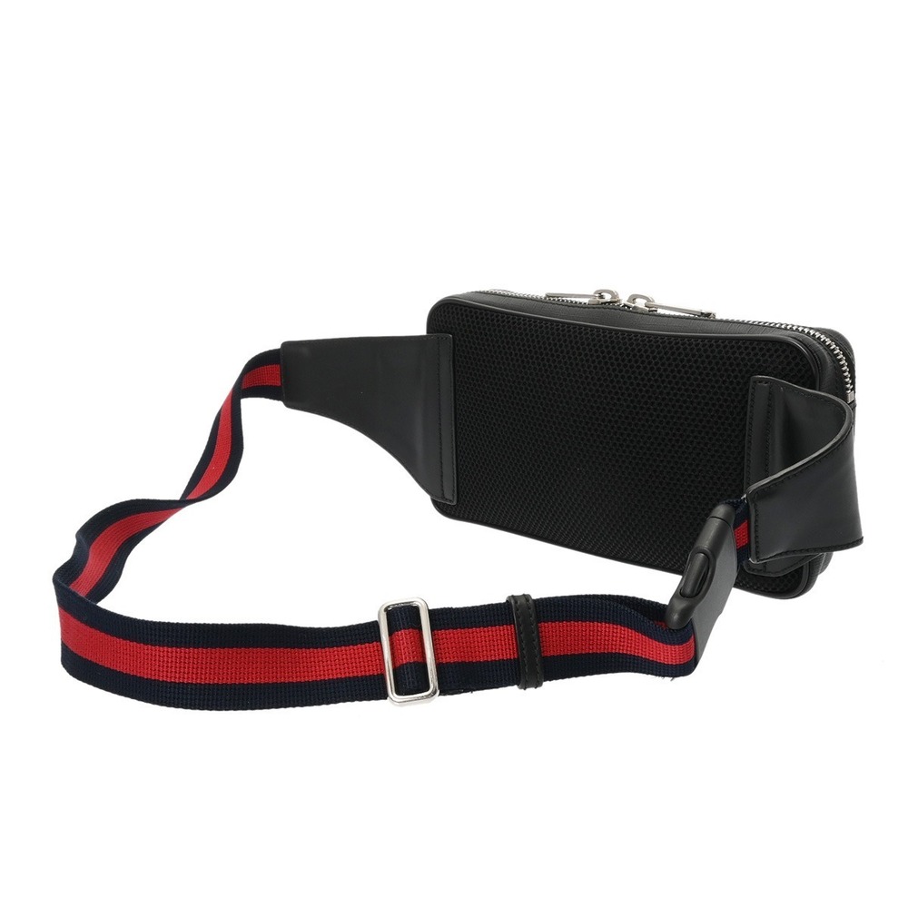 Gucci Supreme Canvas Gray Belt Black Body Bag GG